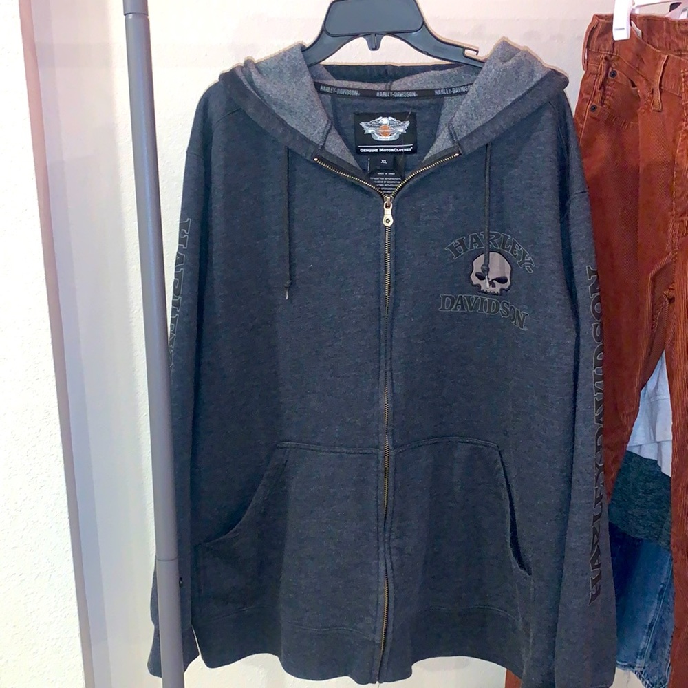 Vintage Harley-Davidson Zip Up Hoodie